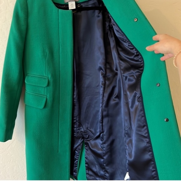 J. Crew Double-Cloth Wool Symphony Coat size 2 - Picture 4 of 9